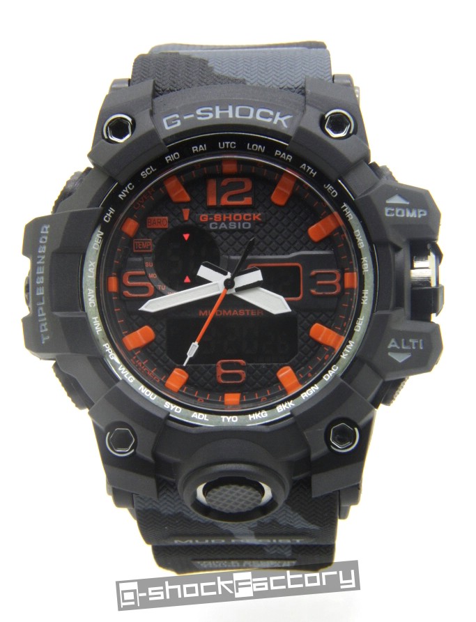 G-Shock GPW-1000 Mudmaster Black & Grey Camo Watch - by www.g ...